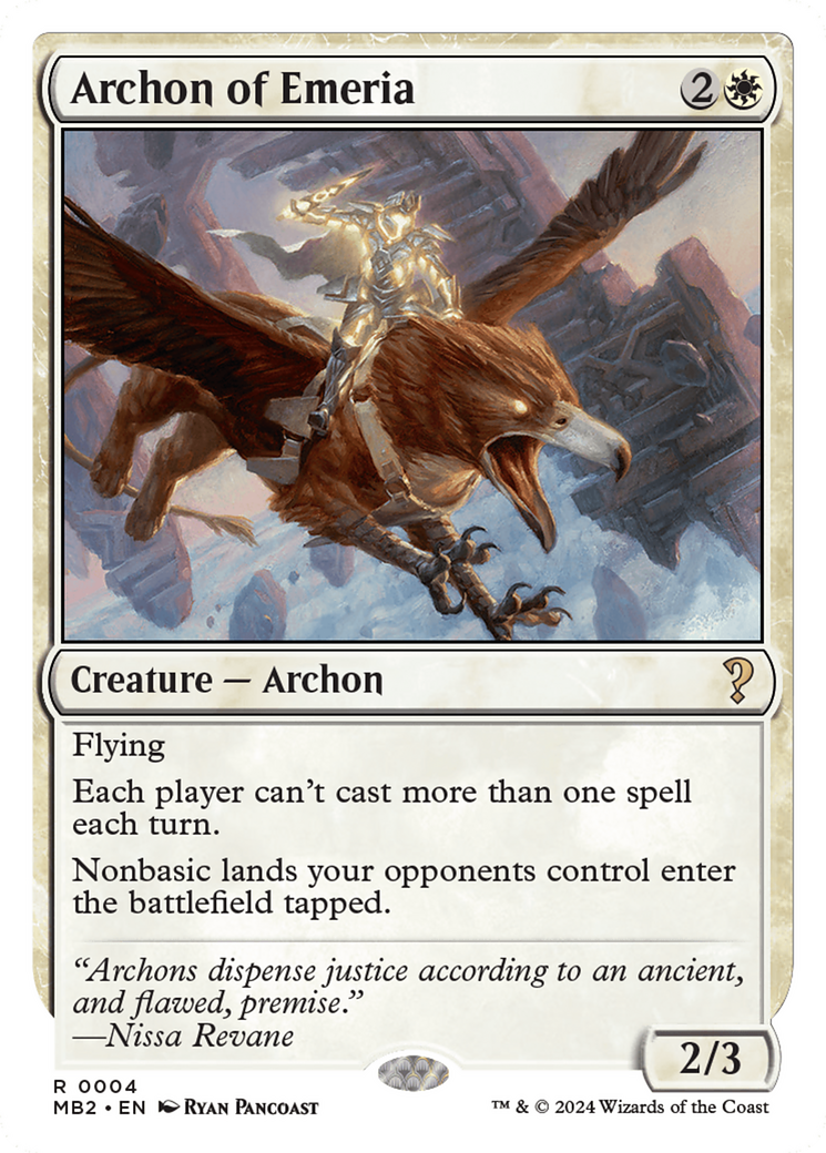 Archon of Emeria (MB2-004)
