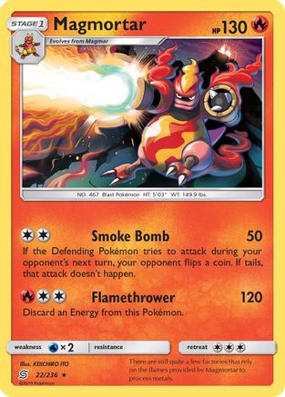 Magmortar (UNM-) (Reverse Holofoil)