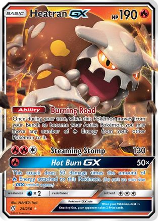 Heatran GX (UNM-025) (Holofoil)