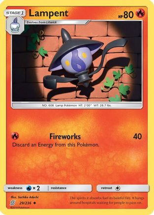 Lampent (UNM-029) (Reverse Holofoil)