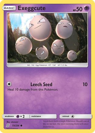 Exeggcute (UNM-073) (Reverse Holofoil)