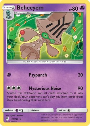 Beheeyem (UNM-) (Reverse Holofoil)