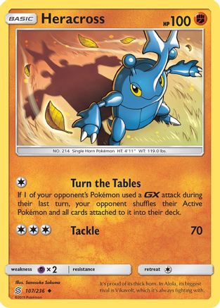 Heracross (UNM-) (Reverse Holofoil)