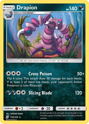 Drapion (UNM-) (Reverse Holofoil)