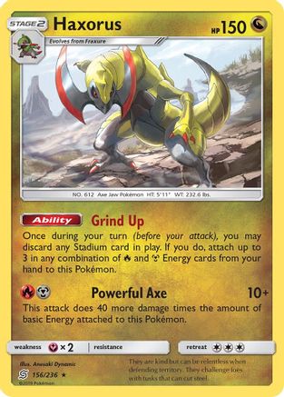 Haxorus (UNM-) (Holofoil)