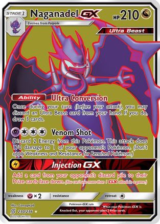 Naganadel GX (Full Art) (UNM-) (Holofoil)