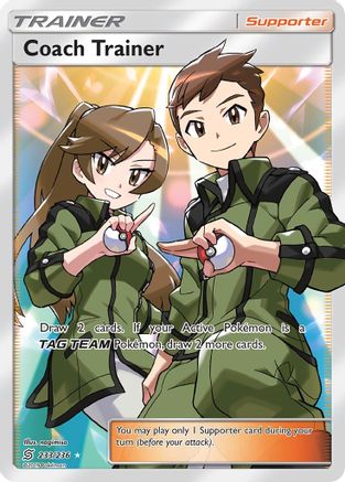 Coach Trainer (Full Art) (UNM-) (Holofoil)