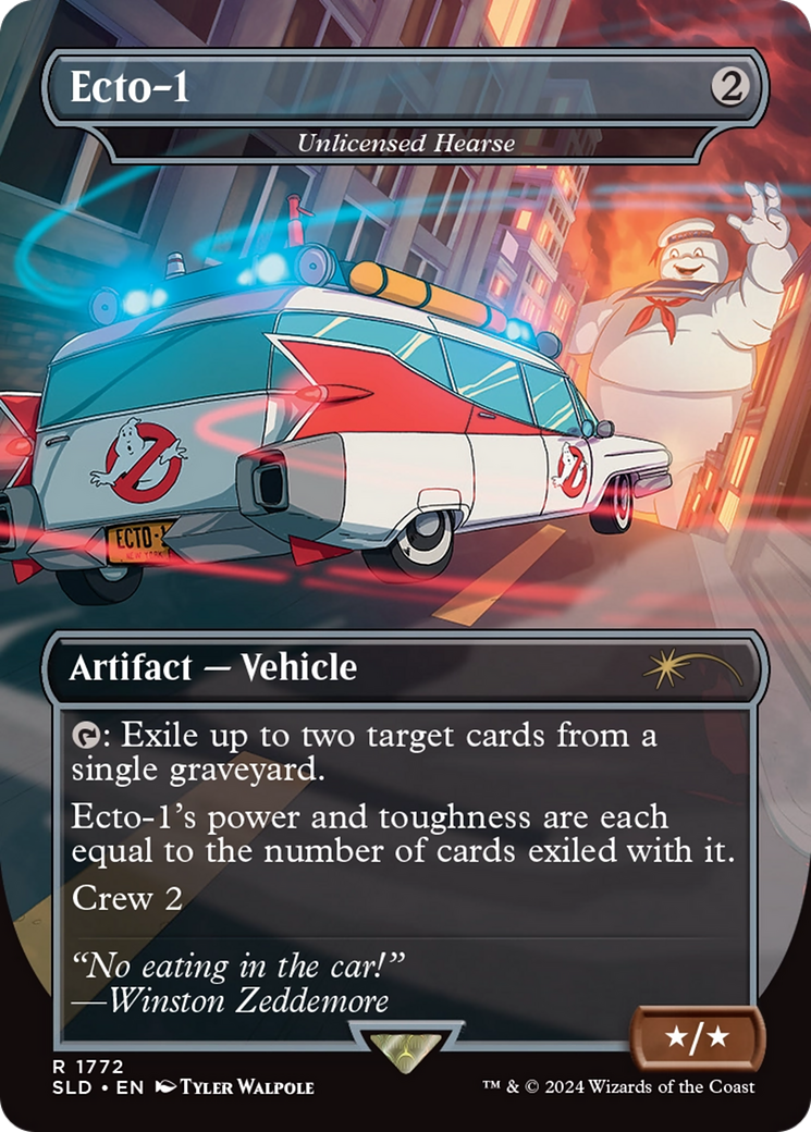Ecto-1 / Unlicensed Hearse (SLD-1772) (Borderless)