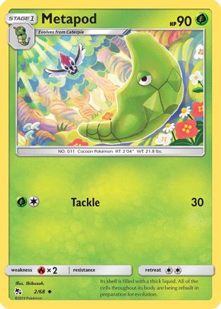 Metapod (HIF-002) (Reverse Holofoil)