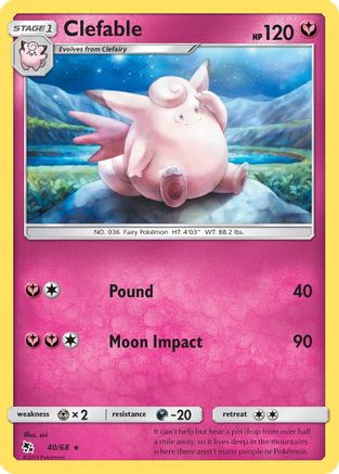 Clefable (HIF-040) (Reverse Holofoil)