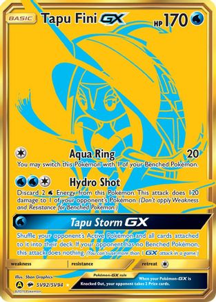 Tapu Fini GX (HIF:SV-) (Holofoil)