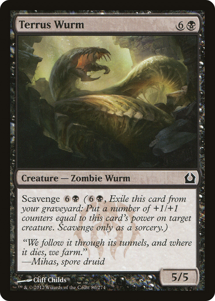 Terrus Wurm (RTR-080) (Foil)