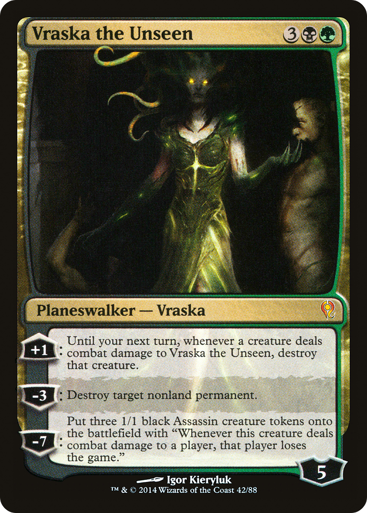 Vraska the Unseen (DDM-042) (Foil)