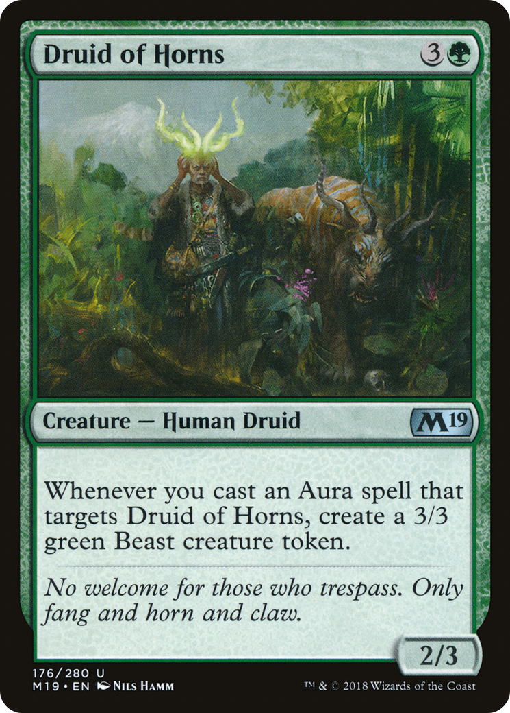 Druid of Horns (M19-176) (Foil)