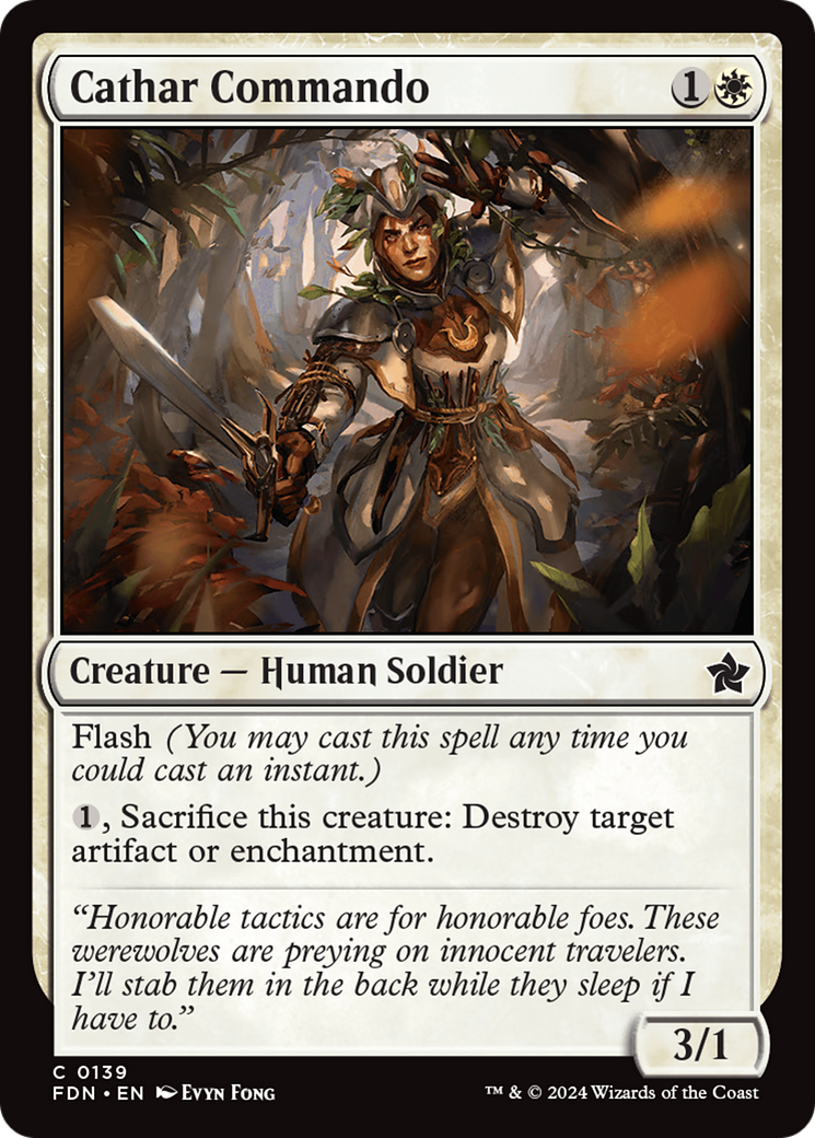 Cathar Commando (FDN-139) (Foil)