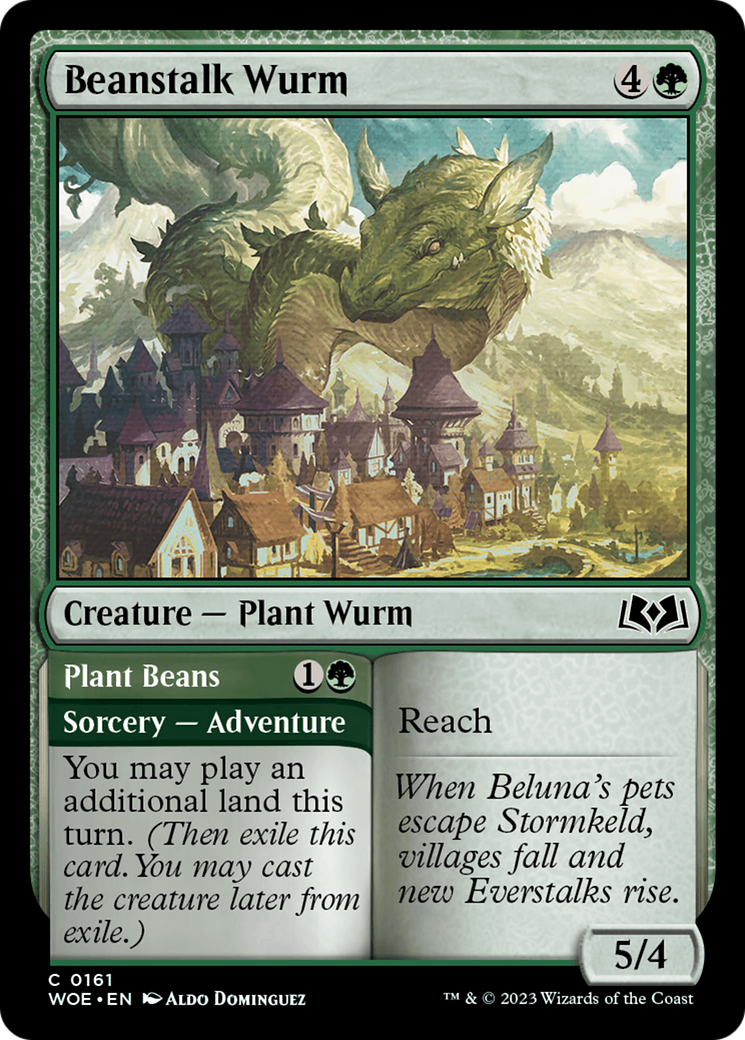 Beanstalk Wurm // Plant Beans (WOE-161) (Foil)
