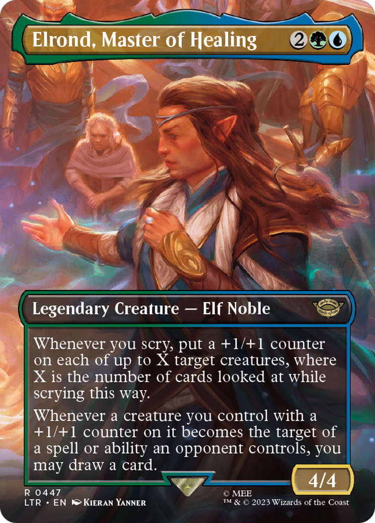 Elrond, Master of Healing (LTR-447) (Borderless) (Foil)