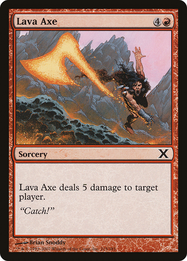 Lava Axe (10E-215) (Foil)