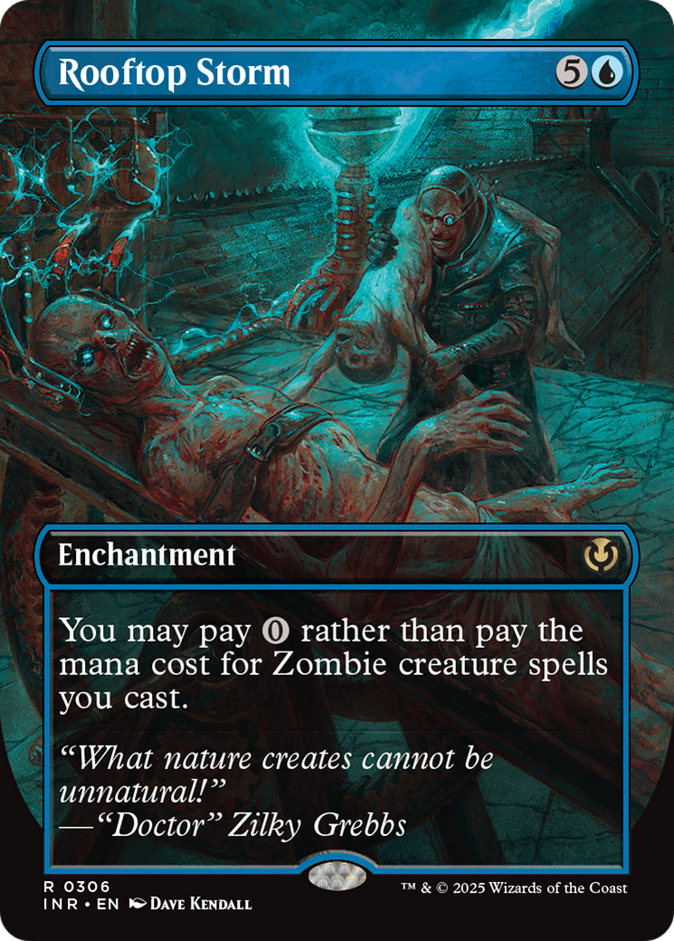 Rooftop Storm (INR-306) (Borderless)