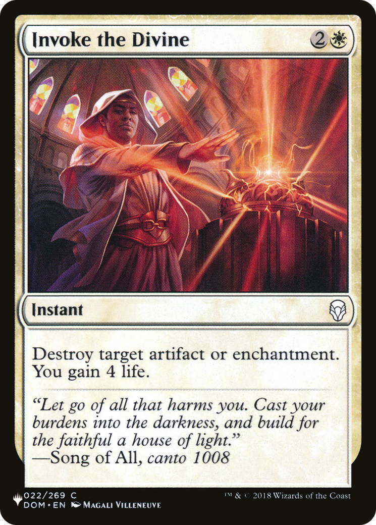 Invoke the Divine (LIST-DOM-22)