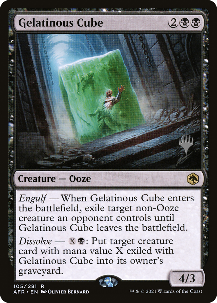 Gelatinous Cube (PPAFR-105P) (Foil)