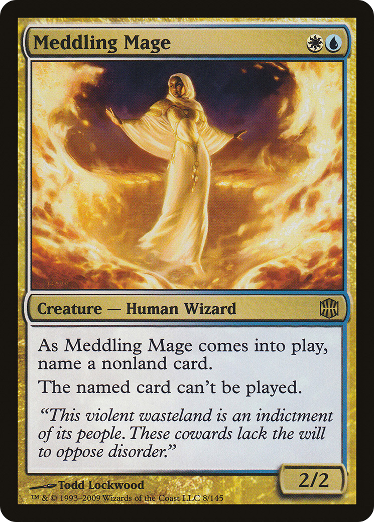 Meddling Mage (ARB-008) (Foil)