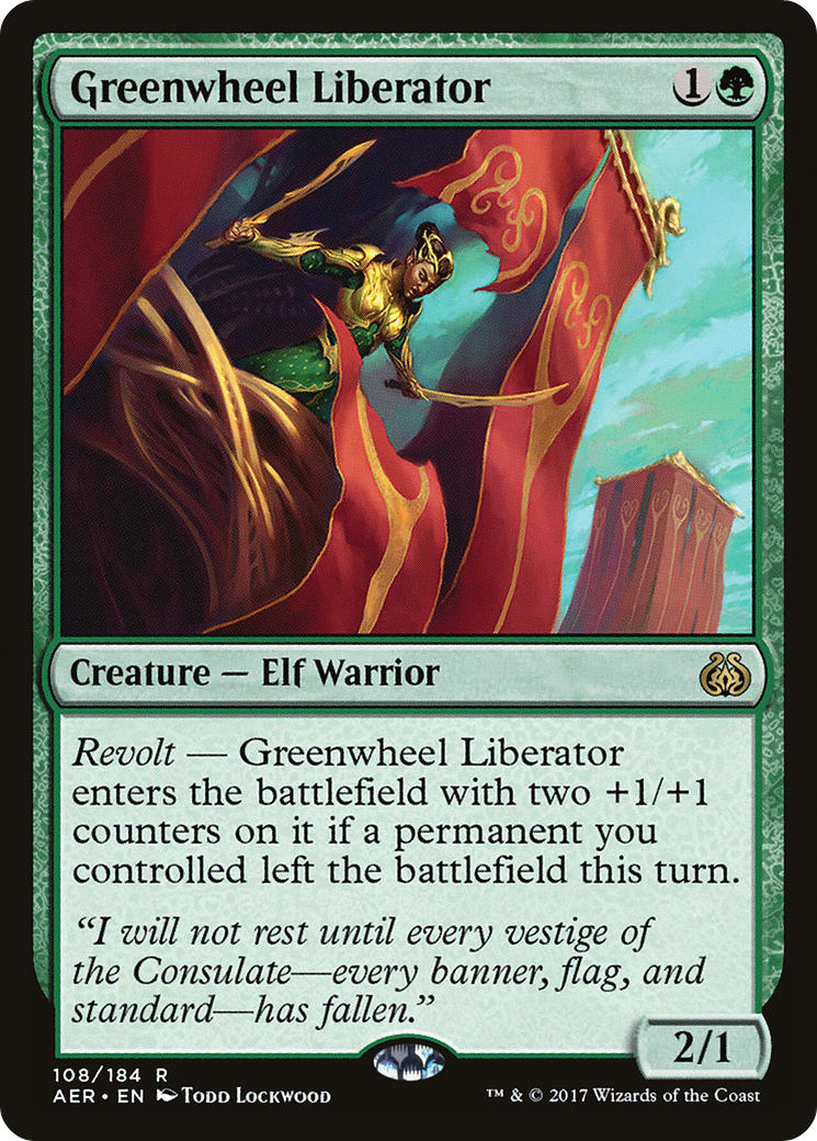 Greenwheel Liberator (AER-108) (Foil)