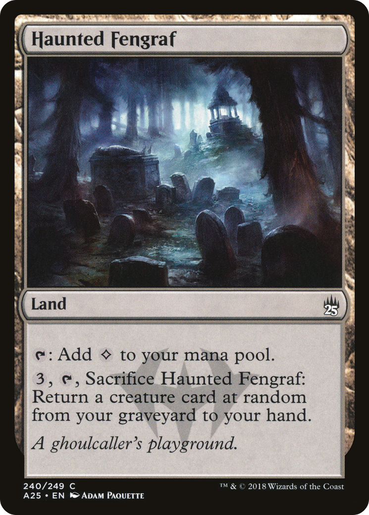 Haunted Fengraf (A25-240) (Foil)
