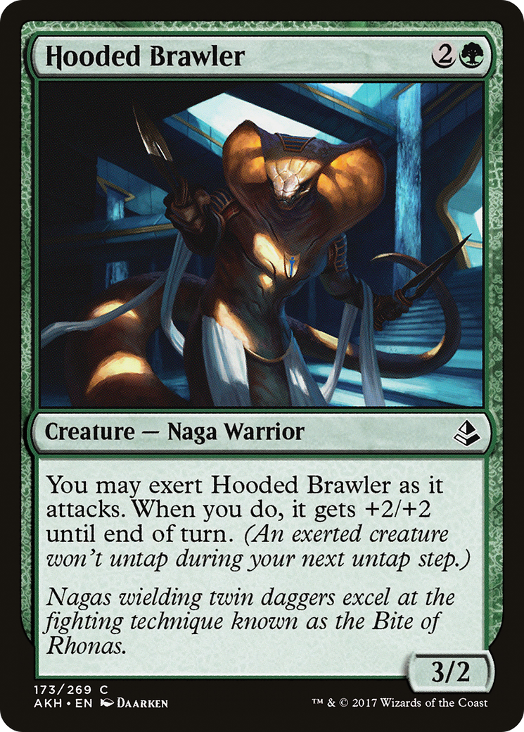Hooded Brawler (AKH-173) (Foil)