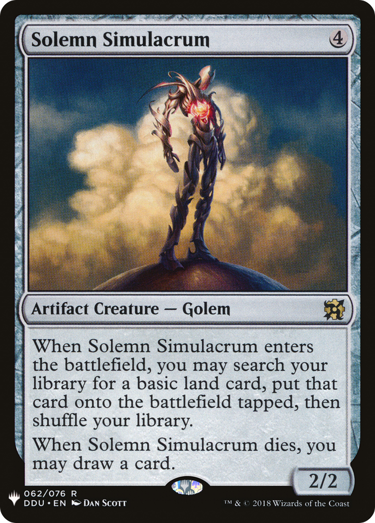 Solemn Simulacrum (LIST-DDU-62)