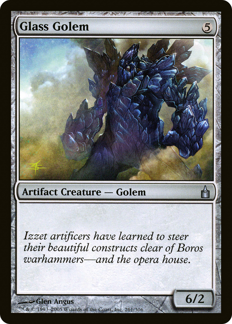 Glass Golem (RAV-261) (Foil)