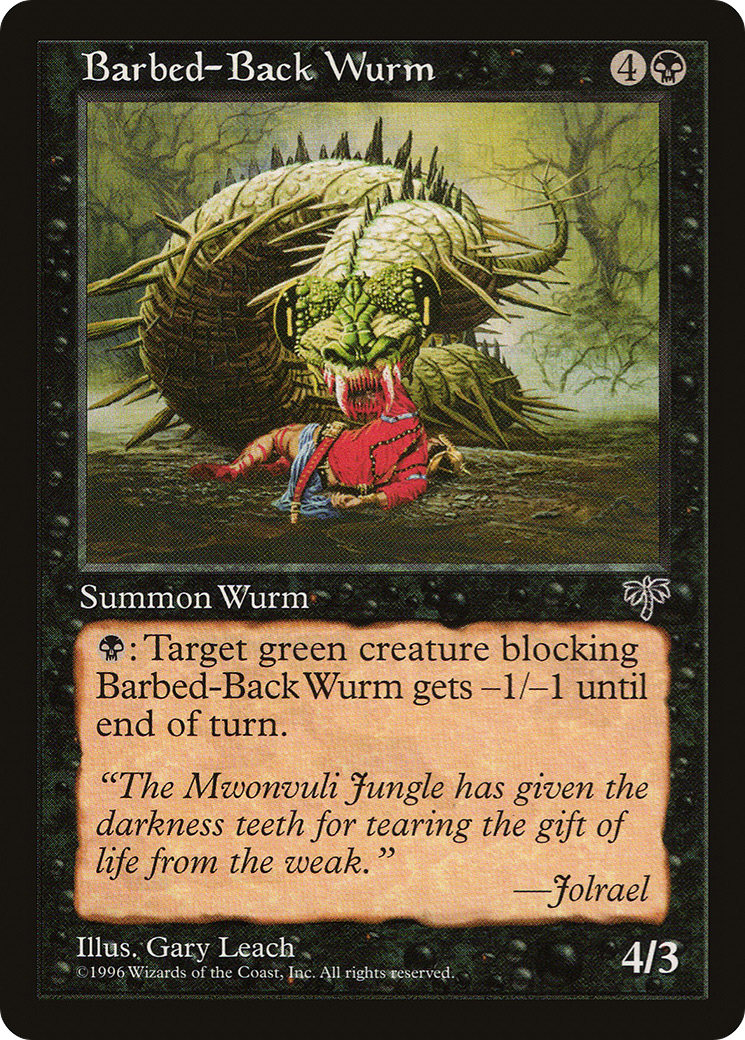 Barbed-Back Wurm (MIR-105)