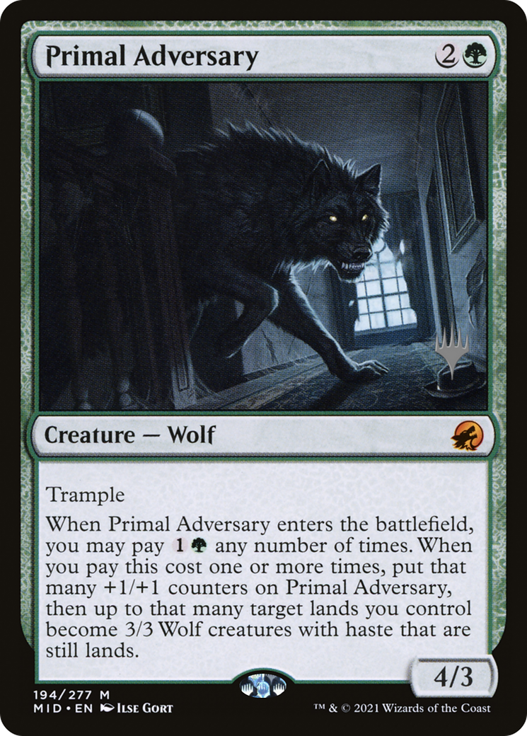 Primal Adversary (PPMID-194P) (Foil)