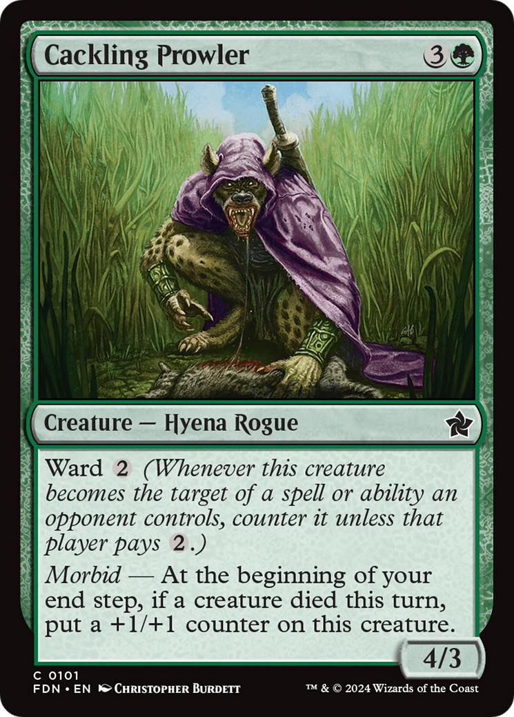 Cackling Prowler (FDN-101) (Foil)