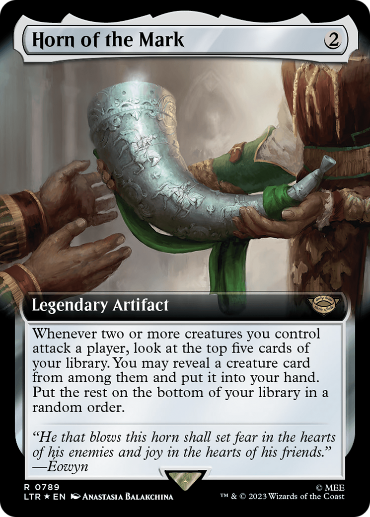 Horn of the Mark (LTR-789) (Extended Art) (Surge Foil)