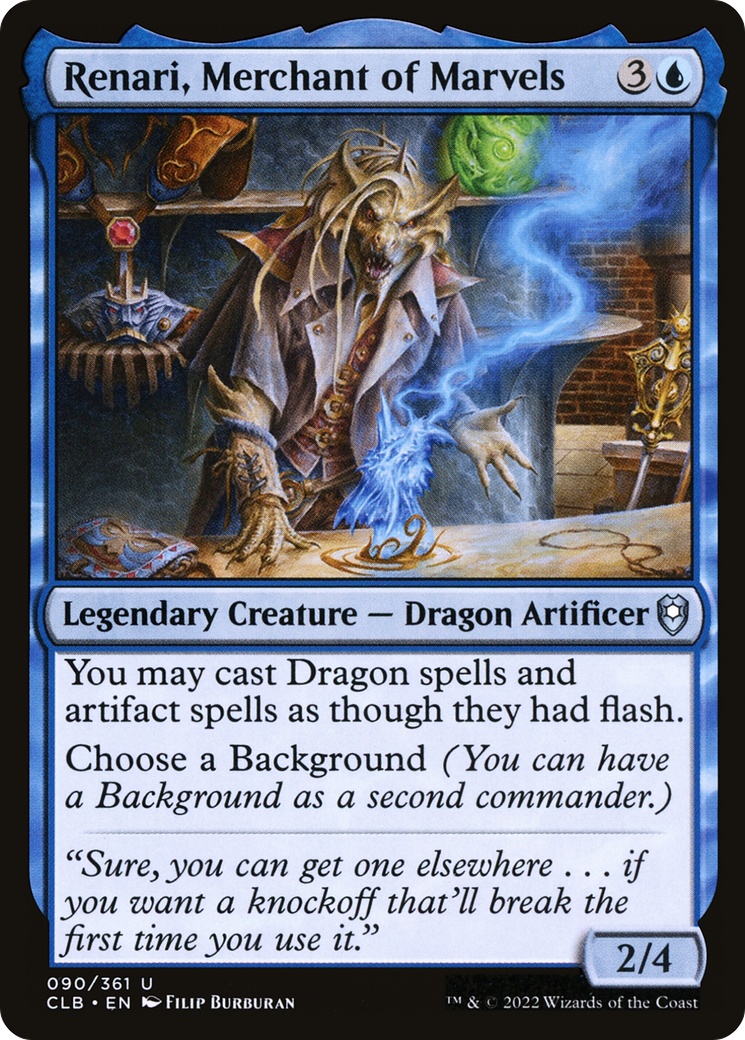 Renari, Merchant of Marvels (CLB-090) (Foil)