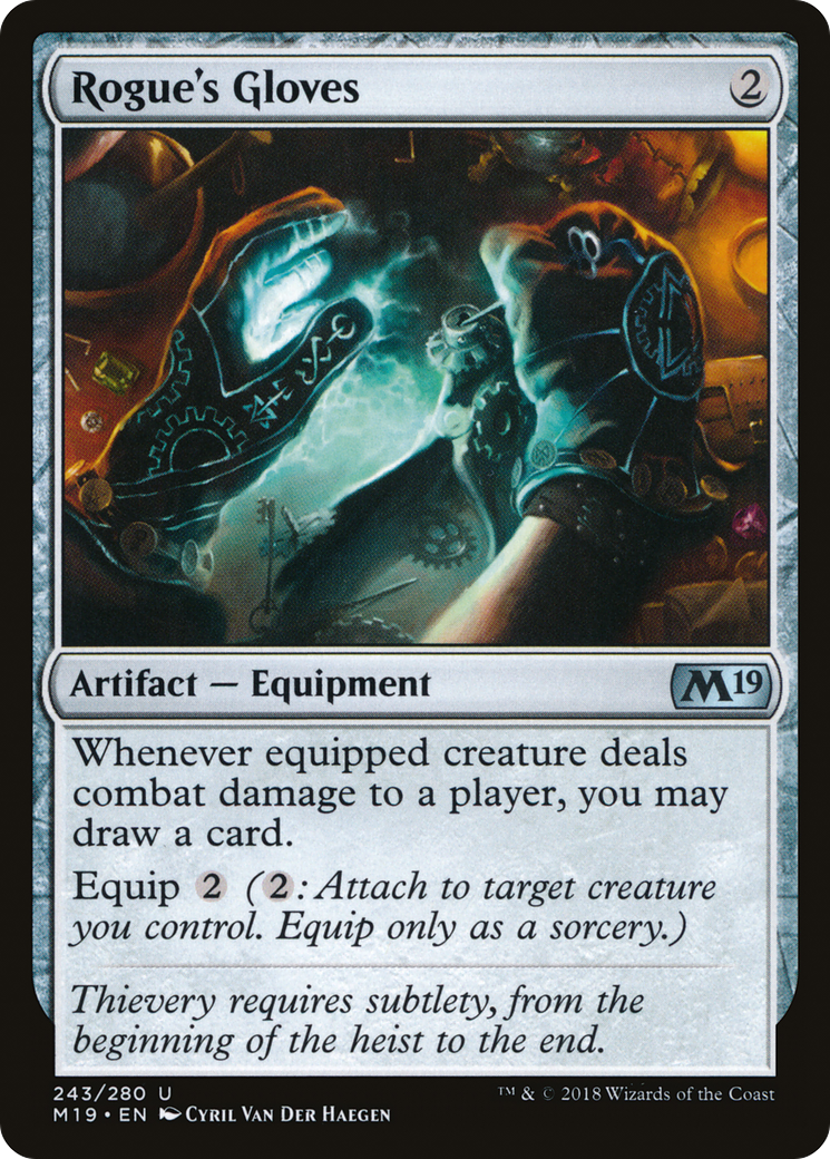 Rogue's Gloves (M19-243) (Foil)