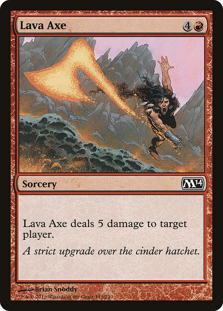 Lava Axe (M14-143) (Foil)