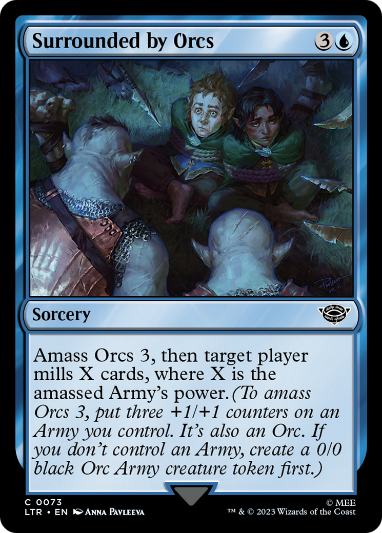 Surrounded by Orcs (LTR-073) (Foil)