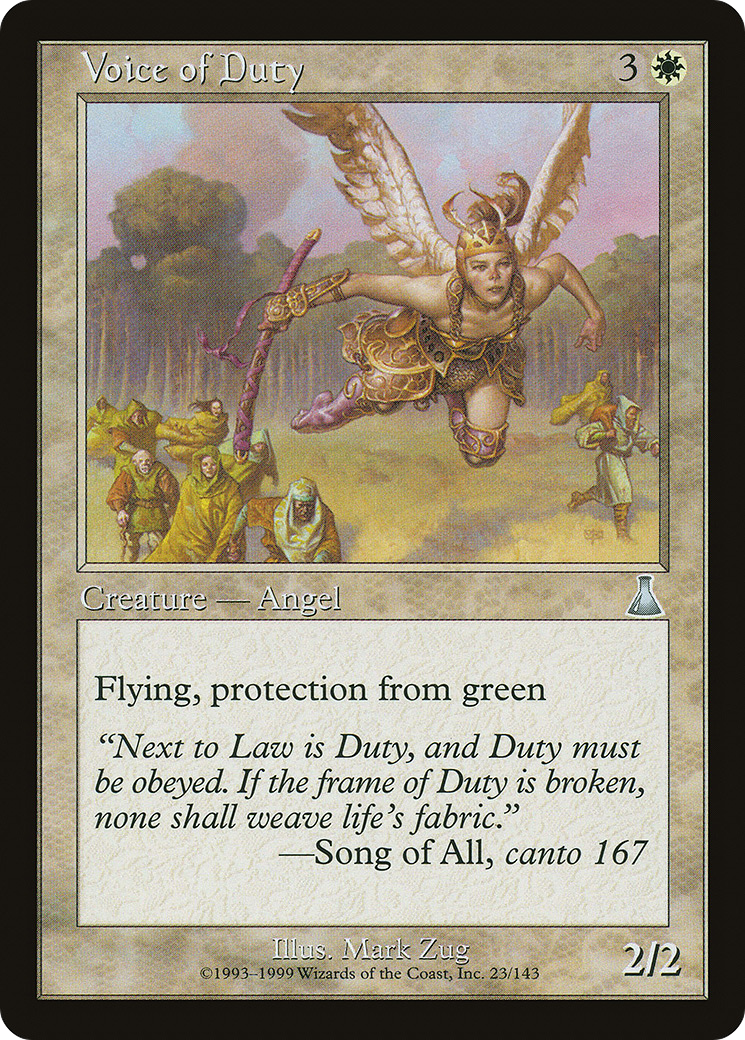 Voice of Duty (UDS-023) (Foil)
