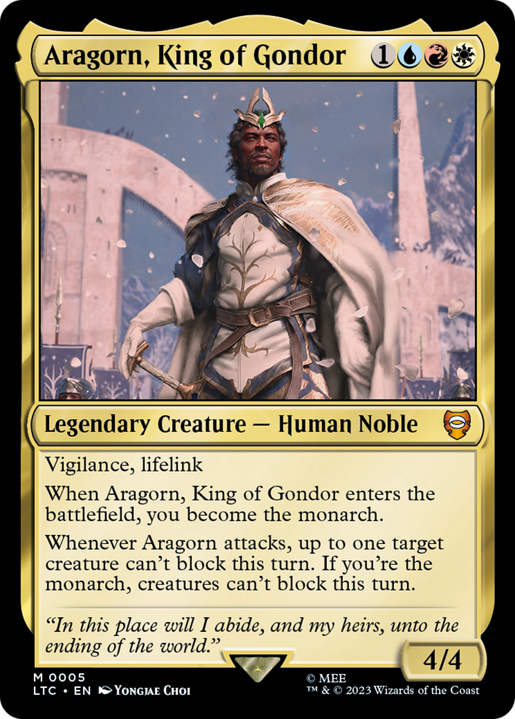 Aragorn, King of Gondor (LTC-005) (Foil)