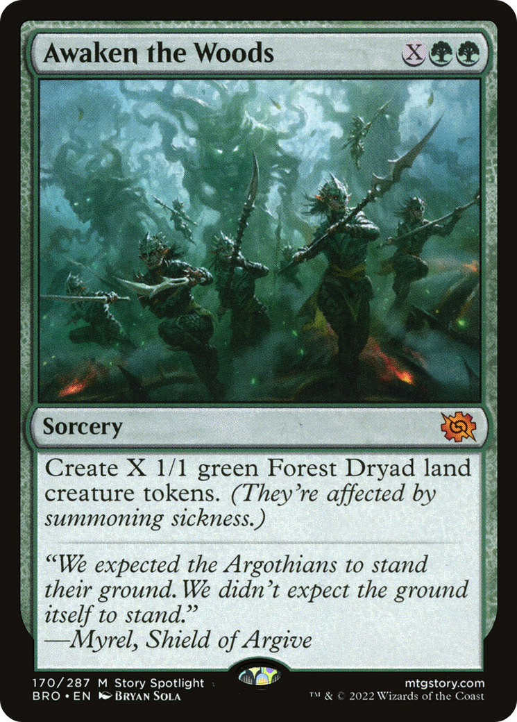 Awaken the Woods (BRO-170) (Foil)