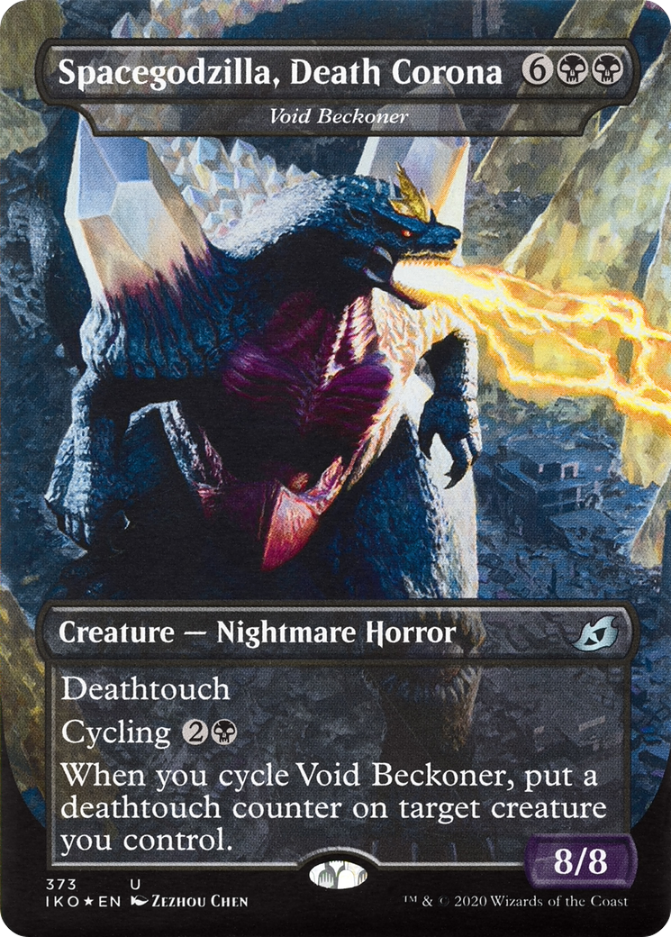 Spacegodzilla, Death Corona / Void Beckoner (IKO-373) (Borderless) (Foil)
