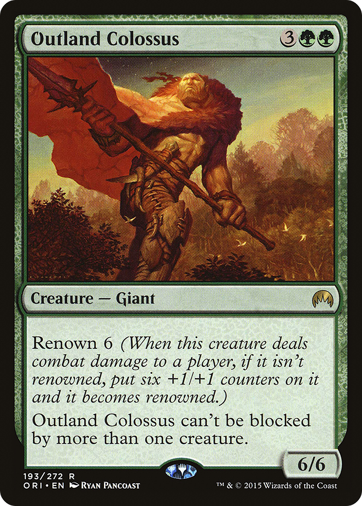 Outland Colossus (ORI-193) (Foil)