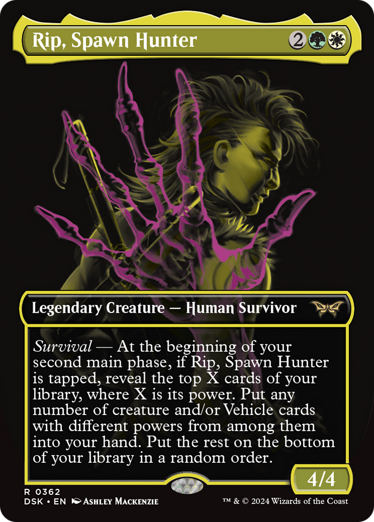 Rip, Spawn Hunter (DSK-362) (Borderless) (Foil)