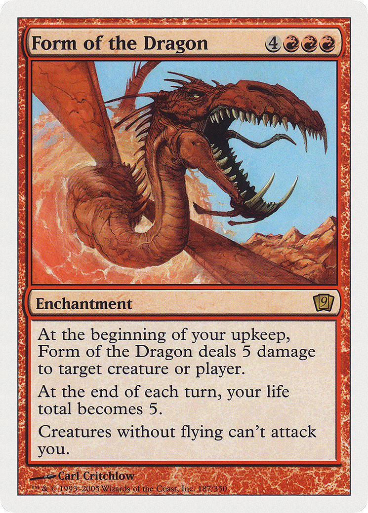 Form of the Dragon (9ED-187★) (Foil)