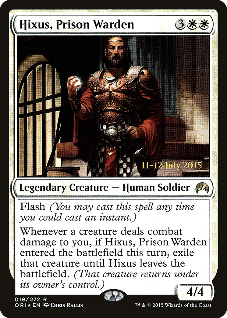 Hixus, Prison Warden (PRE-19S) (Foil)