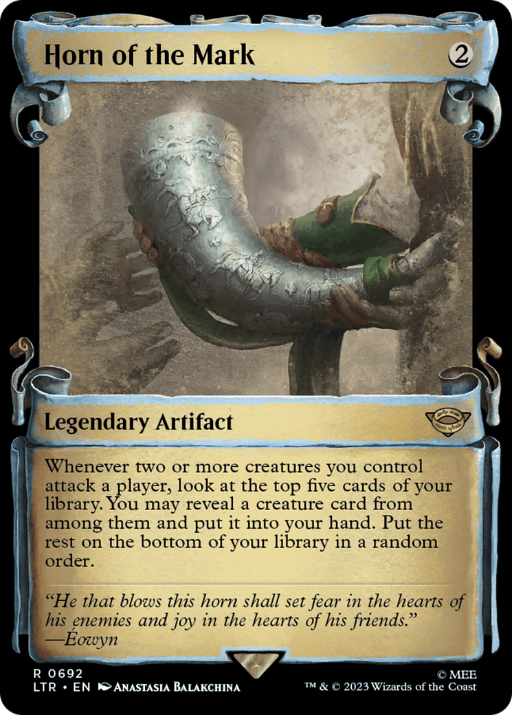 Horn of the Mark (LTR-692) (Showcase) (Scroll) (Foil)