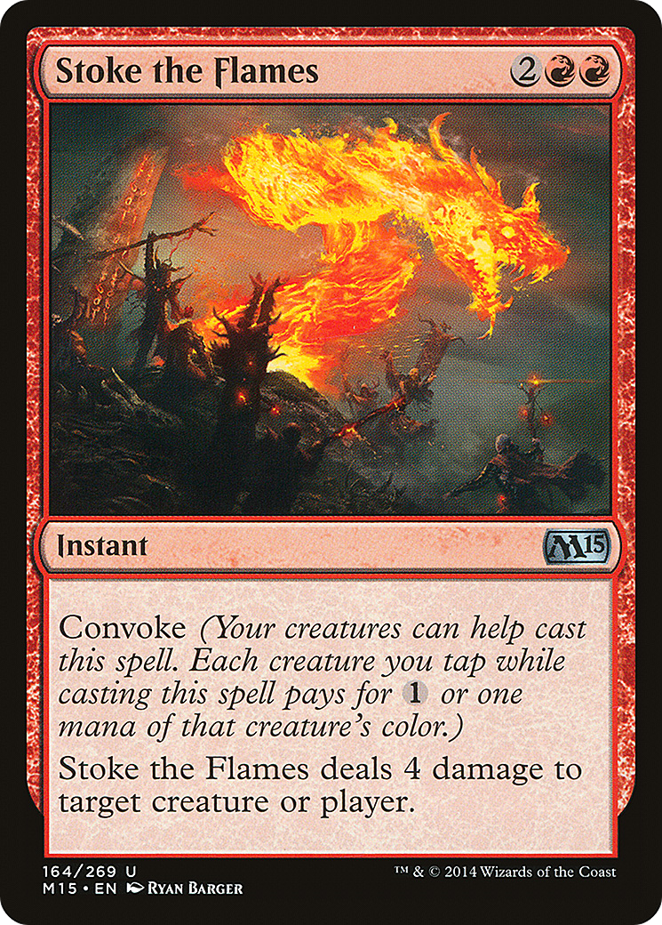 Stoke the Flames (M15-164) (Foil)
