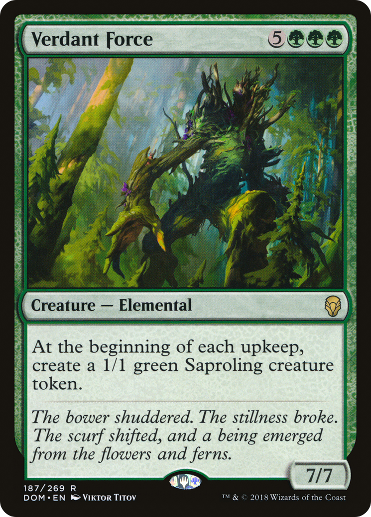 Verdant Force (DOM-187) (Foil)